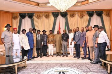 BREAKING: President Tinubu Meets With Wike, Fubara, Rivers Lawmakers