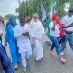 BREAKING: Senator Natasha Treks to National Assembly Amid Tight Security, Joined by Aisha Yesufu, Rights Activists