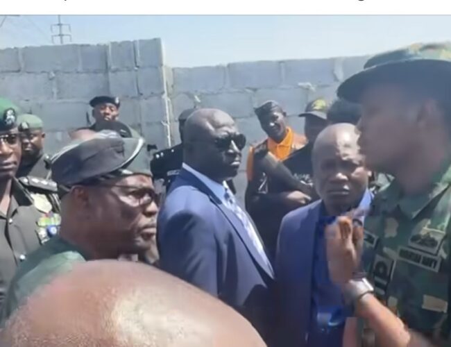 Soldiers Block FCT Minister Nyesom Wike From Accessing Land