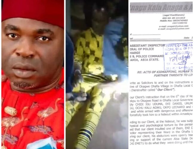 Ex-councillor Petitions Police Over Alleged Kidnapping, Torture, Threats To Life In Ohafia