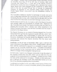 EXCLUSIVE: Former Councillor Uduma Uguru Files Petition to Abia Governor Alex Otti Alleging Assault, Torture and Kidnapping 11 IMG 2086 1