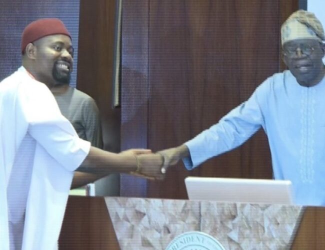 President Tinubu Swears In Peter Eze as FCC Commissioner, 37 Others