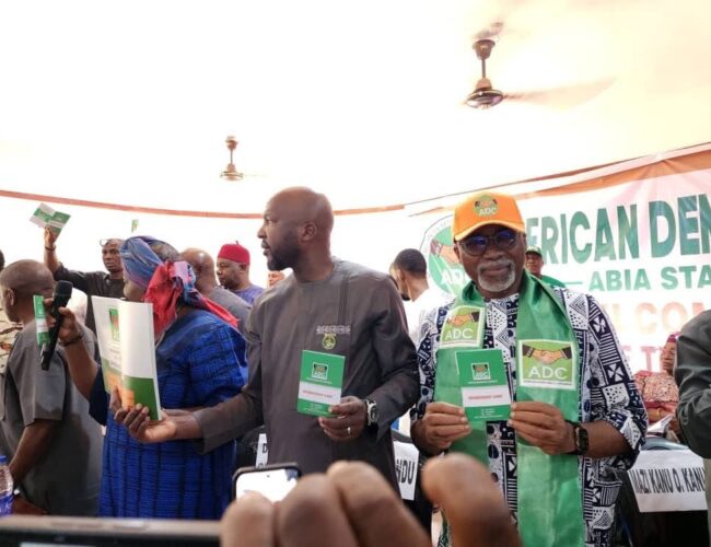 2027: Abaribe, Etigwe Uwa, Nkole, Others Present As Abia ADC Begins Membership Drive (Photos)
