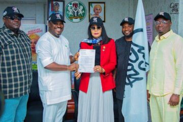 Abia City Boy Movement Visits Minister Nkeiruka Onyejeocha Ahead of Statewide Empowerment Programme