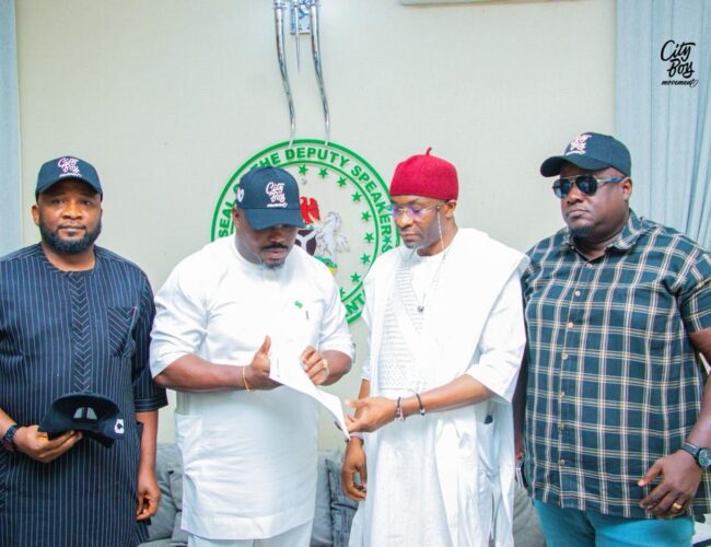 Abia City Boy Movement Partners Deputy Speaker Benjamin Kalu