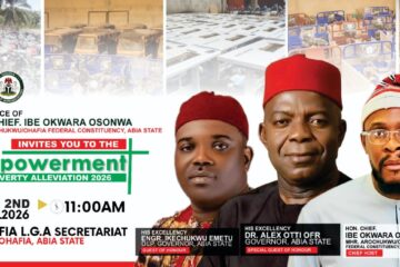 Stakeholders Hail Rep Ibe Okwara Osonwa’s Mega Empowerment, Say It’s First Of Its Kind In Arochukwu/Ohafia Fed Constituency