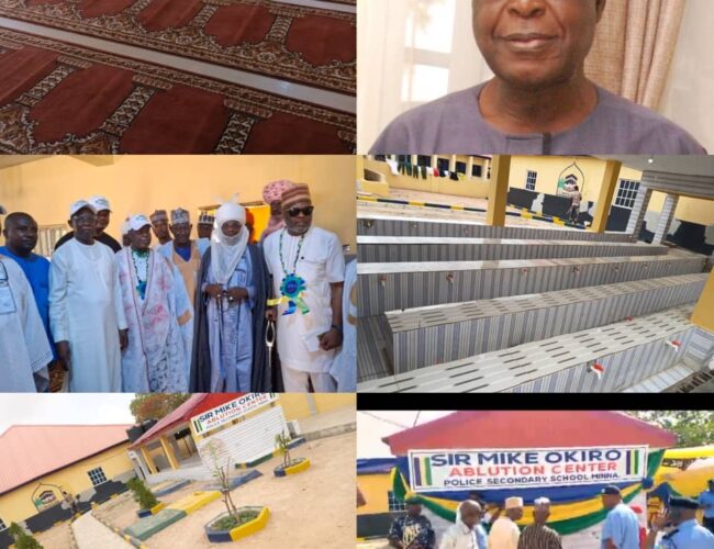 Chief Sir Mike Okiro (IGP Rtd) Builds Mosque for Police Secondary School, Minna, in Rare Gesture of Unity and Religious Tolerance — Sixt-Media Lane